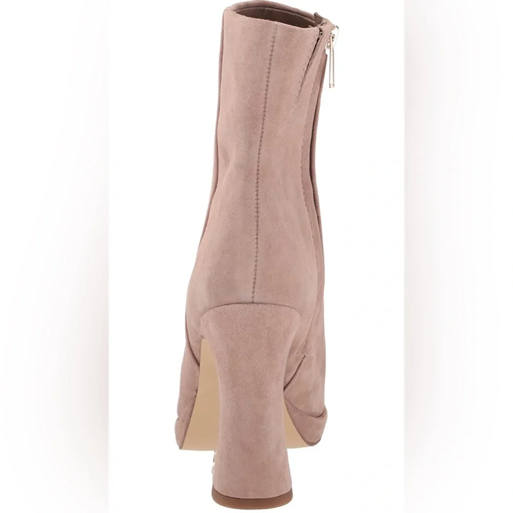 Jaye Cashmere Suede Heeled Booties Sam Edelman - Picture 5 of 5